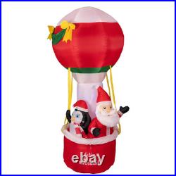 Lighted Inflatable Feliz Navidad Hot Air Balloon Outdoor Christmas Decoration 7