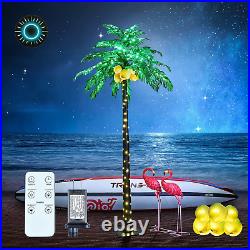 Lighted Palm Tree with Coconuts 9FT 368 LED Artificial Palm Tree Lights for Deco Lighted Palm Tree with Coconuts 9FT 368 LED Artificial Palm Tree Lights for Deco