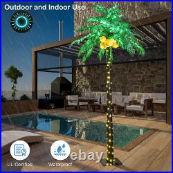Lighted Palm Tree with Coconuts 9FT 368 LED Artificial Palm Tree Lights for Deco Lighted Palm Tree with Coconuts 9FT 368 LED Artificial Palm Tree Lights for Deco