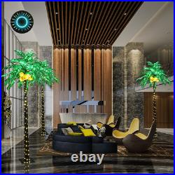 Lighted Palm Tree with Coconuts 9FT 368 LED Artificial Palm Tree Lights for Deco Lighted Palm Tree with Coconuts 9FT 368 LED Artificial Palm Tree Lights for Deco