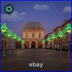 Lighted Palm Tree with Coconuts 9FT 368 LED Artificial Palm Tree Lights for Deco Lighted Palm Tree with Coconuts 9FT 368 LED Artificial Palm Tree Lights for Deco