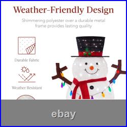 Lighted Pop-Up Snowman Outdoor Christmas Decoration with LED Lights