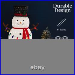 Lighted Pop-Up Snowman Outdoor Christmas Decoration with LED Lights
