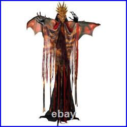 Lighted and Animated Standing Dragon Man with Sound Halloween Figure-5.7 5 Ft