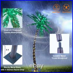 Lightshare New Lighted Palm Tree Large ZLS7FT 96 LED 7 Feet Home Garden Decor Lightshare New Lighted Palm Tree Large ZLS7FT 96 LED 7 Feet Home Garden Decor