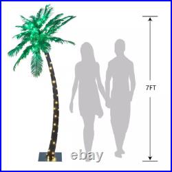 Lightshare New Lighted Palm Tree Large ZLS7FT 96 LED 7 Feet Home Garden Decor Lightshare New Lighted Palm Tree Large ZLS7FT 96 LED 7 Feet Home Garden Decor