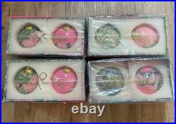 Lilly Pulitzer NEW Holiday Ornaments 8 count Assorted