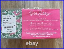 Lilly Pulitzer NEW Holiday Ornaments 8 count Assorted