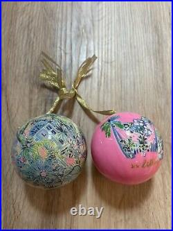 Lilly Pulitzer NEW Holiday Ornaments 8 count Assorted