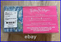 Lilly Pulitzer NEW Holiday Ornaments 8 count Assorted