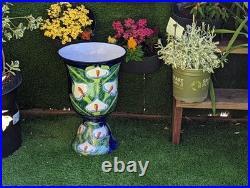 Lily Flower Pot Talavera Ceramic Planter 22 Handmade Pottery for Outdoor Yard