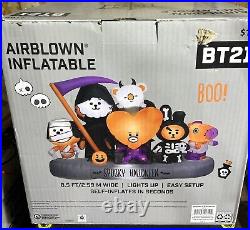 Line Friends BT21 Scene for Halloween by Airblown Inflatables New In Box