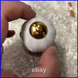 Lladró Ornament 1 Friends With You Christmas Ornament White & Gold EUC Box