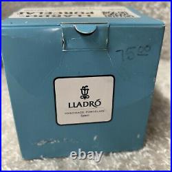 Lladró Ornament 1 Friends With You Christmas Ornament White & Gold EUC Box