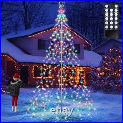 Lomotech Christmas Tree Lights 10Ft 404 LED with 7.08 Topper, Remote Controll
