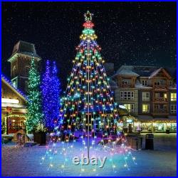 Lomotech Christmas Tree Lights 10Ft 404 LED with 7.08 Topper, Remote Controll