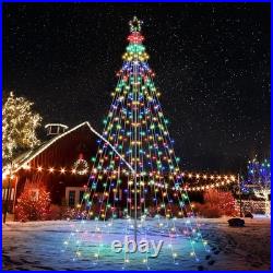 Lomotech Christmas Tree Lights 10Ft 404 LED with 7.08 Topper, Remote Controll