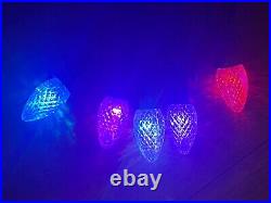 Lot 200 Minleon / HLS LED Christmas C7 Bulbs Pink Blue Red Green Orange Purple