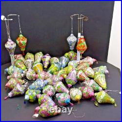 Lot 43 Bradford Editions The Era Of Louis Tiffany Christmas Ornaments-good Cond