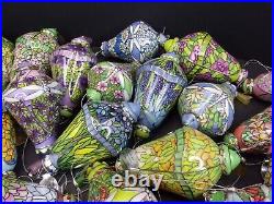 Lot 43 Bradford Editions The Era Of Louis Tiffany Christmas Ornaments-good Cond