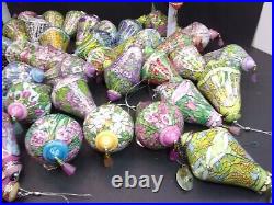 Lot 43 Bradford Editions The Era Of Louis Tiffany Christmas Ornaments-good Cond
