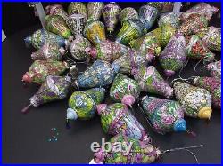Lot 43 Bradford Editions The Era Of Louis Tiffany Christmas Ornaments-good Cond