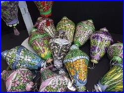 Lot 43 Bradford Editions The Era Of Louis Tiffany Christmas Ornaments-good Cond