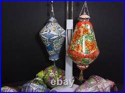 Lot 43 Bradford Editions The Era Of Louis Tiffany Christmas Ornaments-good Cond