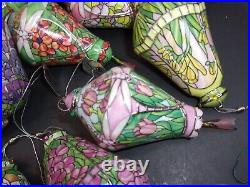 Lot 43 Bradford Editions The Era Of Louis Tiffany Christmas Ornaments-good Cond