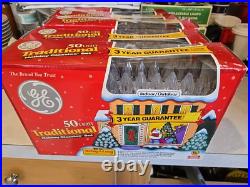 Lot 5 Sets GE 50 Light Traditional Holiday Classics Set Christmas Lights NEW I