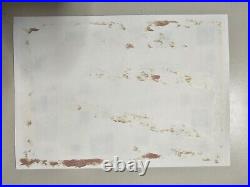 Lot 9 Christmas Advent Calendar Santa Baby Kid Angels Glitter 8 x 11 Vintage