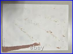 Lot 9 Christmas Advent Calendar Santa Baby Kid Angels Glitter 8 x 11 Vintage