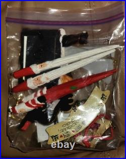 Lot Of 100+ Mostly Vintage Christmas and Holiday Decorations with 10 Mystery Bags