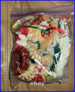 Lot Of 100+ Mostly Vintage Christmas and Holiday Decorations with 10 Mystery Bags