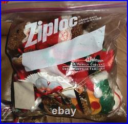 Lot Of 100+ Mostly Vintage Christmas and Holiday Decorations with 10 Mystery Bags Lot Of 100+ Mostly Vintage Christmas and Holiday Decorations with 10 Mystery Bags