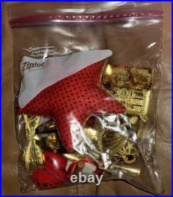Lot Of 100+ Mostly Vintage Christmas and Holiday Decorations with 10 Mystery Bags