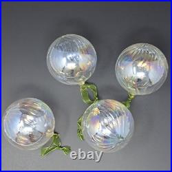 Lot Of 11 Frontgate Holiday Collection Christmas Ornaments Iridescent With Box