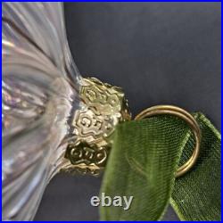 Lot Of 11 Frontgate Holiday Collection Christmas Ornaments Iridescent With Box