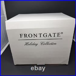 Lot Of 11 Frontgate Holiday Collection Christmas Ornaments Iridescent With Box