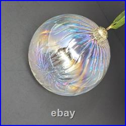 Lot Of 11 Frontgate Holiday Collection Christmas Ornaments Iridescent With Box