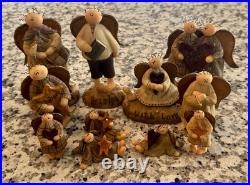 Lot Of 11! VTG Honey and Me INC Resin Angel Figurines Ltd Ed! Grandma/pa, RARE Lot Of 11! VTG Honey and Me INC Resin Angel Figurines Ltd Ed! Grandma/pa, RARE