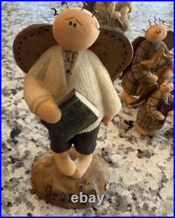 Lot Of 11! VTG Honey and Me INC Resin Angel Figurines Ltd Ed! Grandma/pa, RARE Lot Of 11! VTG Honey and Me INC Resin Angel Figurines Ltd Ed! Grandma/pa, RARE