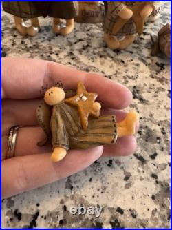 Lot Of 11! VTG Honey and Me INC Resin Angel Figurines Ltd Ed! Grandma/pa, RARE Lot Of 11! VTG Honey and Me INC Resin Angel Figurines Ltd Ed! Grandma/pa, RARE