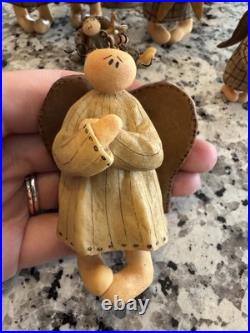Lot Of 11! VTG Honey and Me INC Resin Angel Figurines Ltd Ed! Grandma/pa, RARE Lot Of 11! VTG Honey and Me INC Resin Angel Figurines Ltd Ed! Grandma/pa, RARE