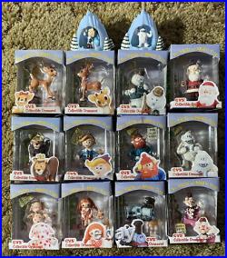 Lot Of 14 Ornaments Rudolph Island Of Misfit Toys Enesco Cvs Set Of 12 + 2 Light