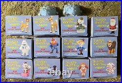 Lot Of 14 Ornaments Rudolph Island Of Misfit Toys Enesco Cvs Set Of 12 + 2 Light