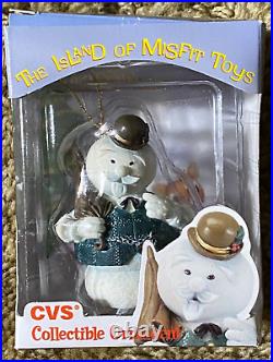 Lot Of 14 Ornaments Rudolph Island Of Misfit Toys Enesco Cvs Set Of 12 + 2 Light