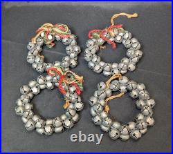 Lot Of 25 Rustic Cabin Faux Deer Antler Tin Snowflake Wreath Garland Ornaments