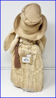 Lot Of 3 Honey & Me Primitive Bunny Rabbits Country Cottage Decor Plush Estate