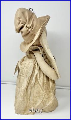 Lot Of 3 Honey & Me Primitive Bunny Rabbits Country Cottage Decor Plush Estate